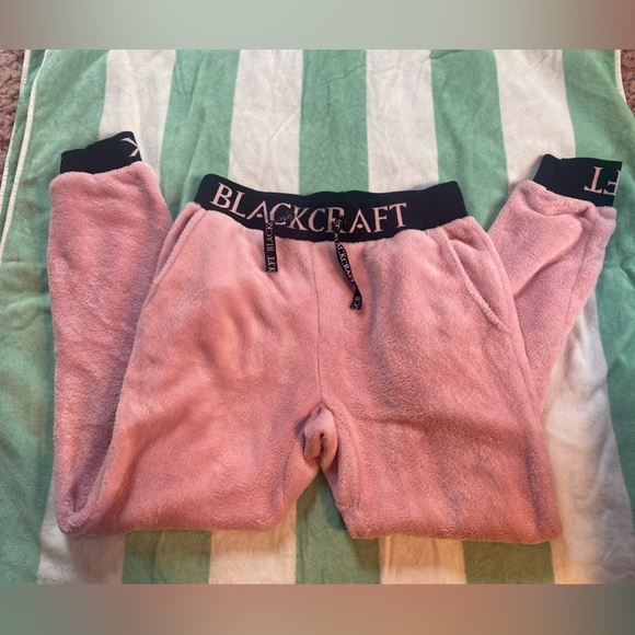 Blackcraft Cult Pants - EUC SZ S Pink Fleece Joggers